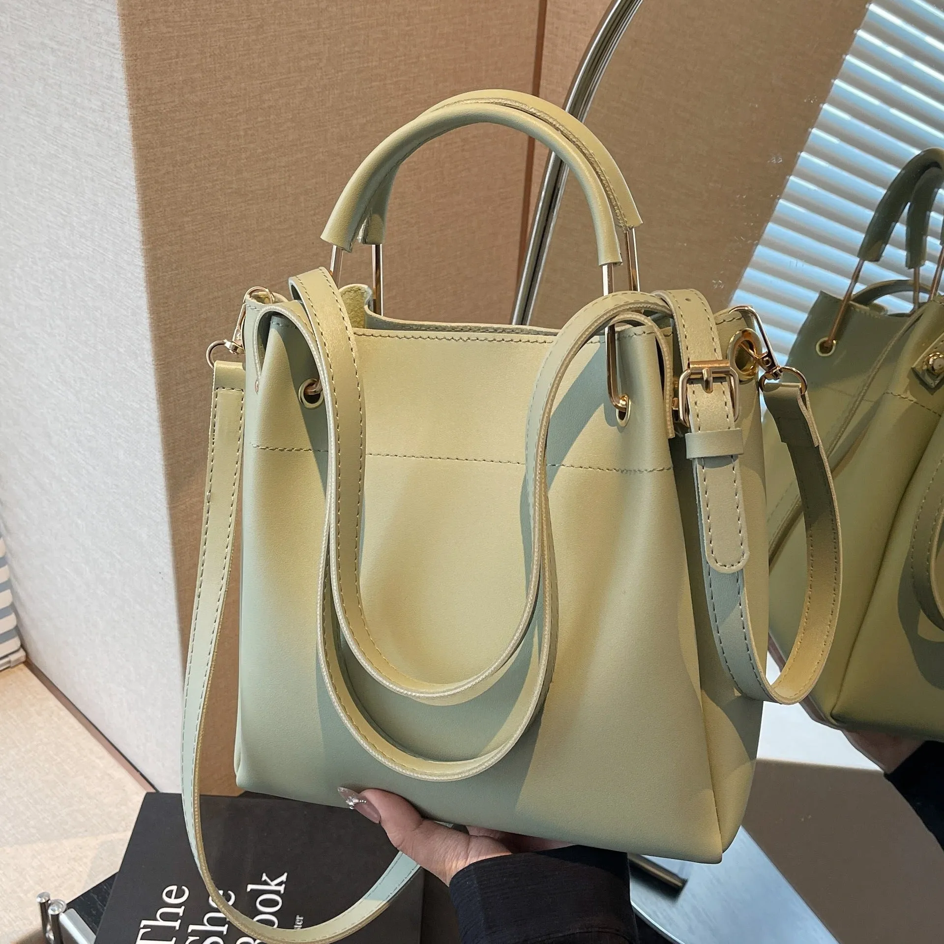 Bags Shoulder Simple Crossbody Lightweight Bag All-match Portable Bucket Encrypted