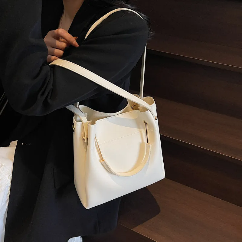 Bags Shoulder Simple Crossbody Lightweight Bag All-match Portable Bucket Encrypted