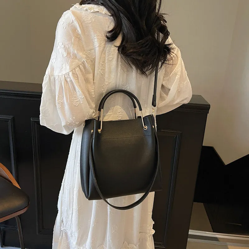 Bags Shoulder Simple Crossbody Lightweight Bag All-match Portable Bucket Encrypted