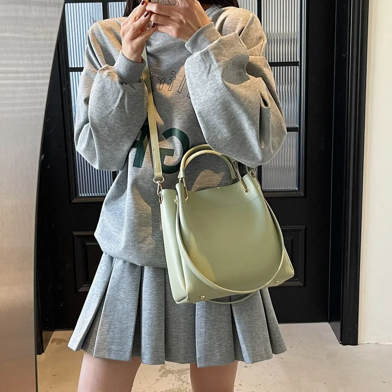 Bags Shoulder Simple Crossbody Lightweight Bag All-match Portable Bucket Encrypted