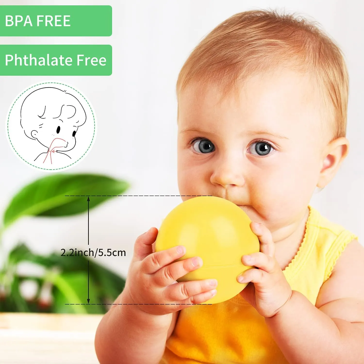Ball Pit Balls for Baby and Toddler Phthalate Free BPA Free Crush Proof Plastic - Multicolored Pit Balls in Reusable Play Toys for Kids with Storage Bag