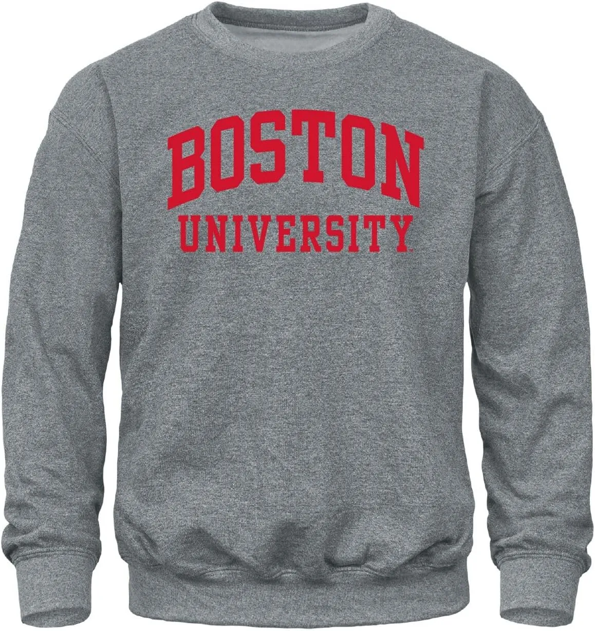 Barnesmith Crewneck Adult Unisex Sweatshirt for College, Classic Design, Charcoal Grey