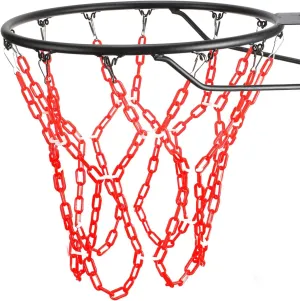 Basketball Net Replacement Heavy Duty,Resin Material, Anti-Rust Use Indoor Outdoor Standard 12-Ring Basketball Hoop