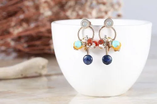 Beaded candy colored drops