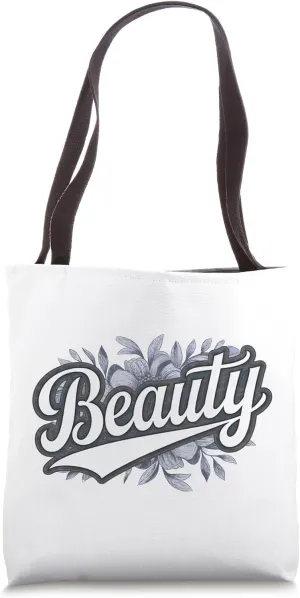 Beauty : boho floral charm with minimalist style, Tote Bag