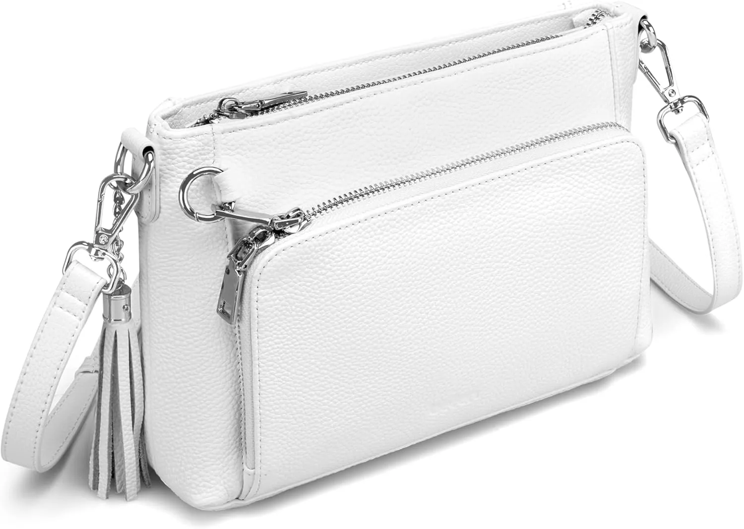 befen Anti Theft Genuine Leather Crossbody Bags for Women Handbags and Shoulder Basg with Built in Wallet RFID Leather Purse