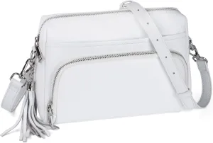 befen Genuine Leather Crossbody Purses for Women Lightweight Small Crossbody Bags Purse with Built in RFID Blocking Wallet