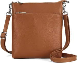 befen Genuine Leather Small Crossbody Purses for Women Travel Cross Body Bags Lightweight with Adjustable Shoulder Strap
