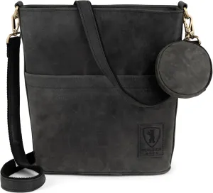 BERLINER BAGS Vintage Genuine Leather Shoulder Bag Sofia, Handbag, Crossbody Bag for Women
