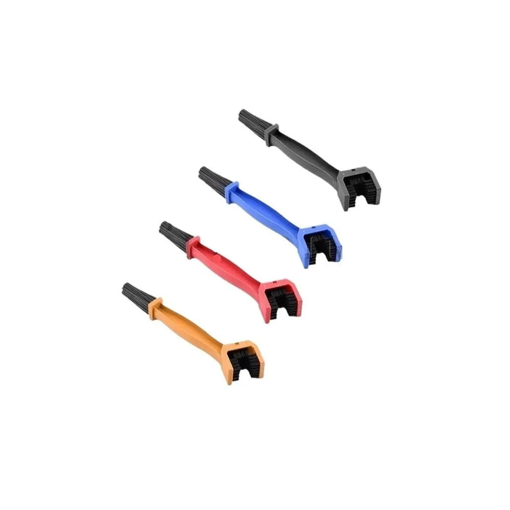 Bicycle Motorcycle Chain Cleaning Brush Gear Garbage Brush Outdoor Cleaning Brush Tools(Orange)