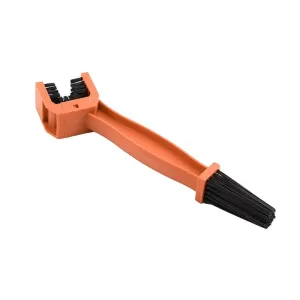 Bicycle Motorcycle Chain Cleaning Brush Gear Garbage Brush Outdoor Cleaning Brush Tools(Orange)