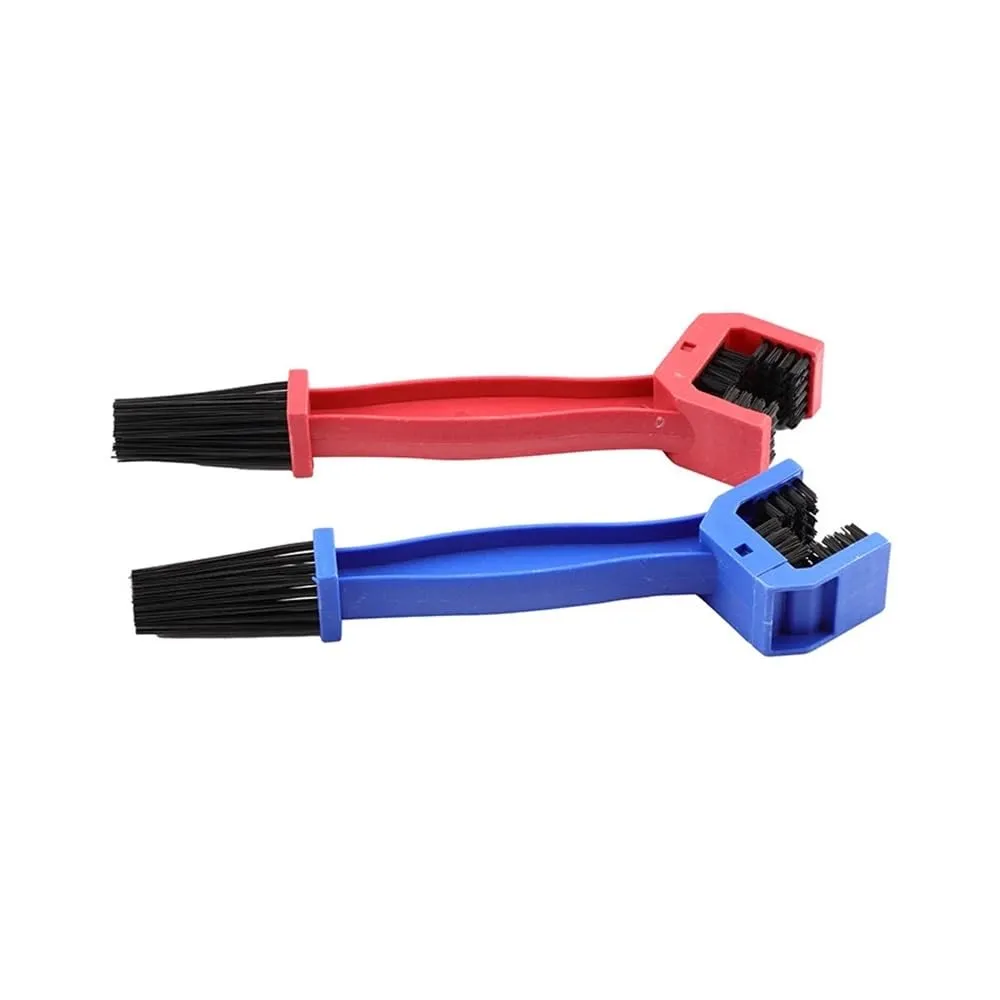 Bicycle Motorcycle Chain Cleaning Brush Gear Garbage Brush Outdoor Cleaning Brush Tools(Orange)
