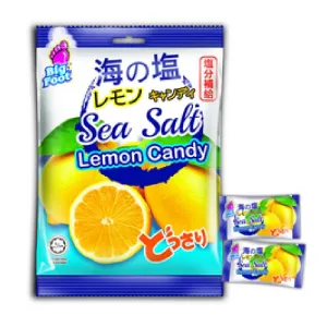 Big Foot Sea Salt Lemon Candy 150g (12 Packs)