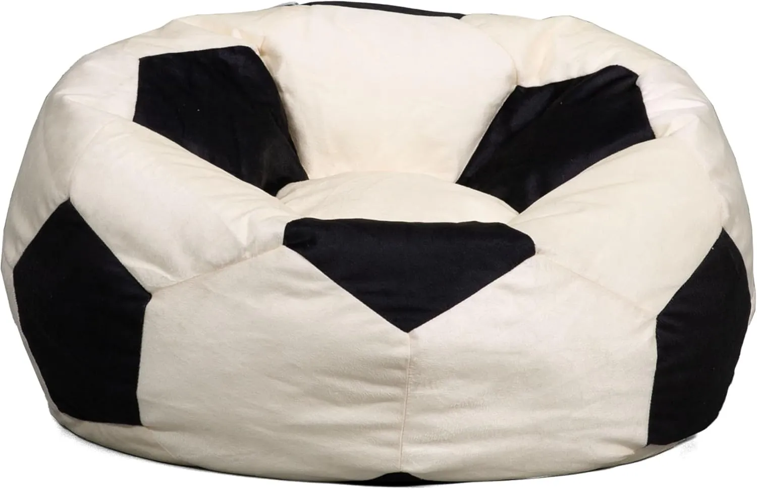 Big Joe Sports Ball Child-Sized Bean Bag Chair, Soccer Ball Plush, Soft Polyester, 2.5 feet