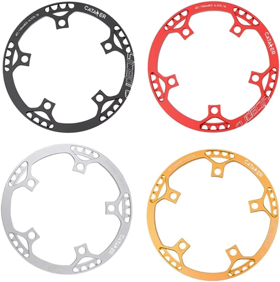 Bike Chainring 130BCD Aluminum Alloy Ultralight Bicycle Chainring 45T 47T 53T 56T 58T BMX Chainwheel for Folding Bicycle