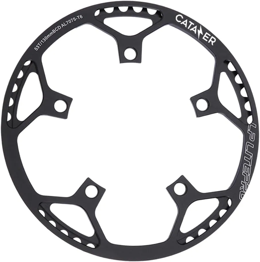 Bike Chainring 130BCD Aluminum Alloy Ultralight Bicycle Chainring 45T 47T 53T 56T 58T BMX Chainwheel for Folding Bicycle