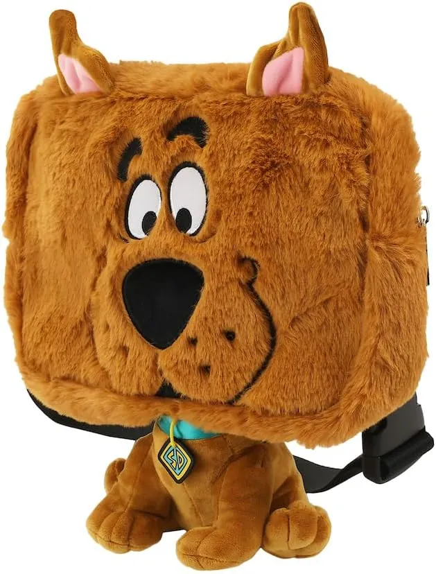 Bioworld Scooby Doo 9.5" Festie Bestie Plush Crossbody Hand Bag