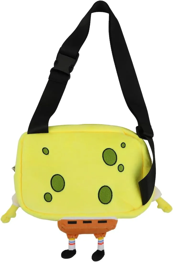 Bioworld Spongebob Squarepants 9.5" Festie Bestie Plush Crossbody Hand Bag