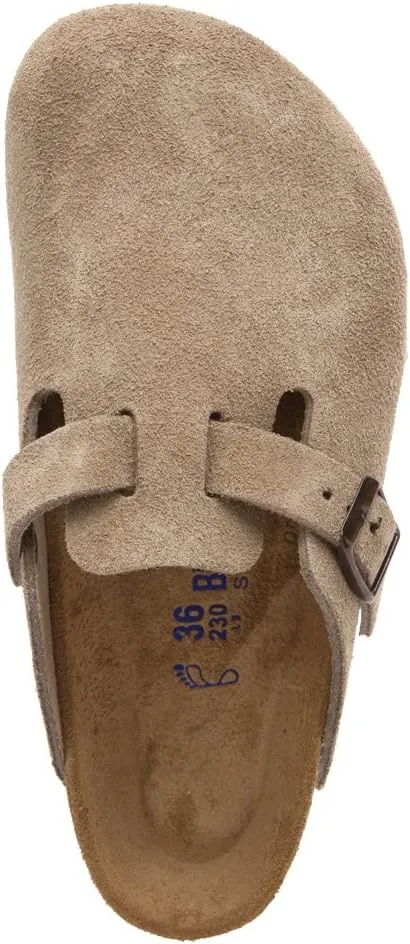 Birkenstock Unisex-Adult Boston Bosten Super-Runner Work Shoes Natural Leather Black Size 36-Normal Footbed, 10