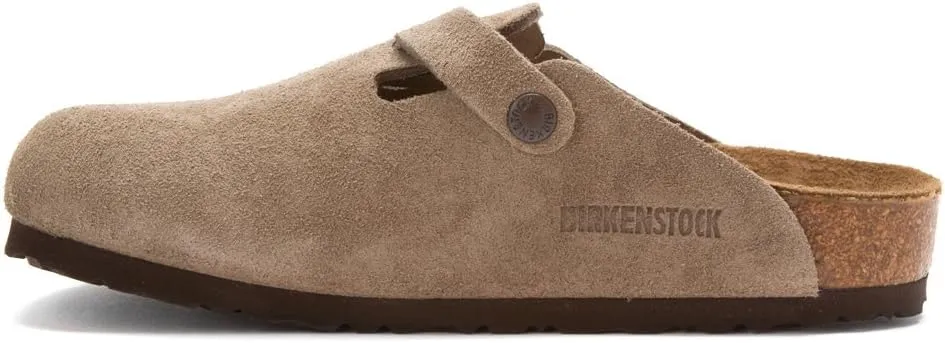 Birkenstock Unisex-Adult Boston Bosten Super-Runner Work Shoes Natural Leather Black Size 36-Normal Footbed, 10
