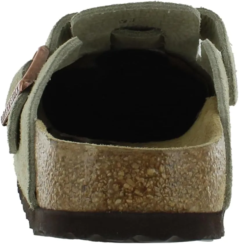 Birkenstock Unisex-Adult Boston Bosten Super-Runner Work Shoes Natural Leather Black Size 36-Normal Footbed, 10
