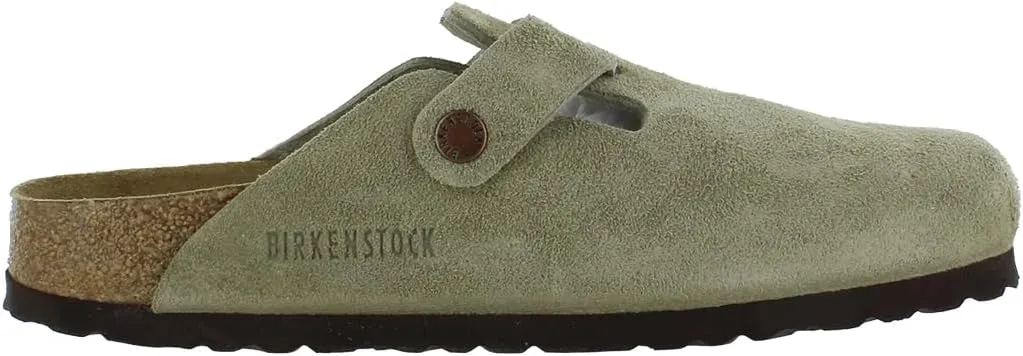 Birkenstock Unisex-Adult Boston Bosten Super-Runner Work Shoes Natural Leather Black Size 36-Normal Footbed, 10