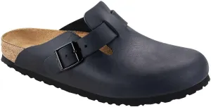 Birkenstock Women's Clogs Boston SFB Iron Oil LTR N, 36 EU Schmal
