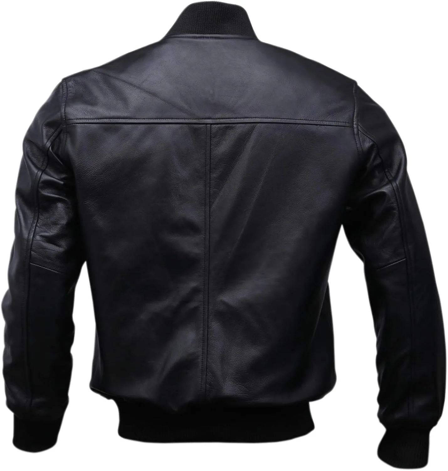 Black Casual Real Leather Jacket for Mens | Genuine Lambskin Motorcycle Biker Jackets