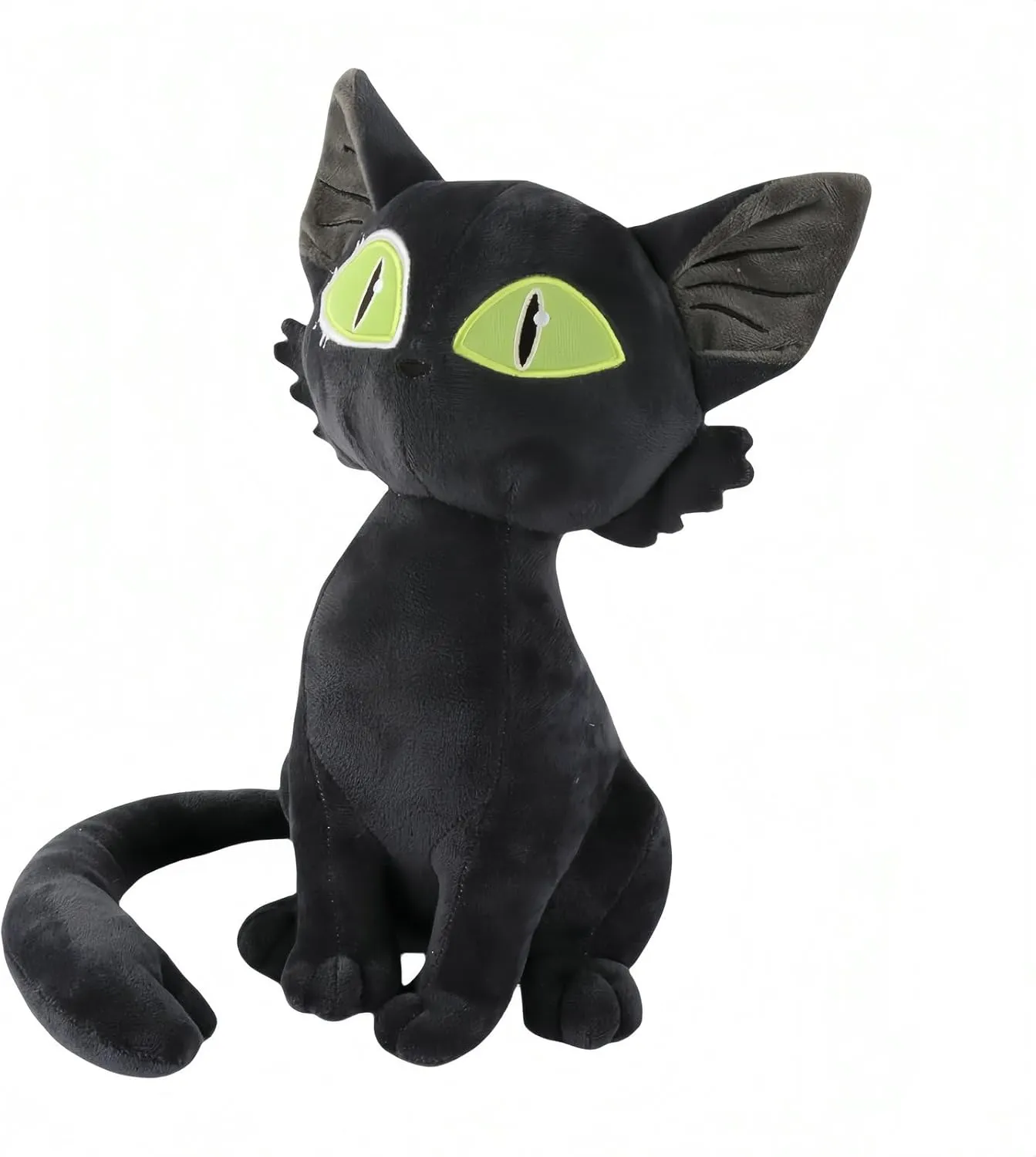 Black Cat Stuffed Animal - Cute cat Plush - Stuffed Cat – 12in Soft Plush Cat Toy for Girls & Kids, Cute Kitty Plushie Gift for Birthday, Christmas (Black cat Plush)