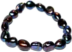 Black Cultured Pearl Mineral Healing Crystal Stone Stone Rock Crystal BRPC595