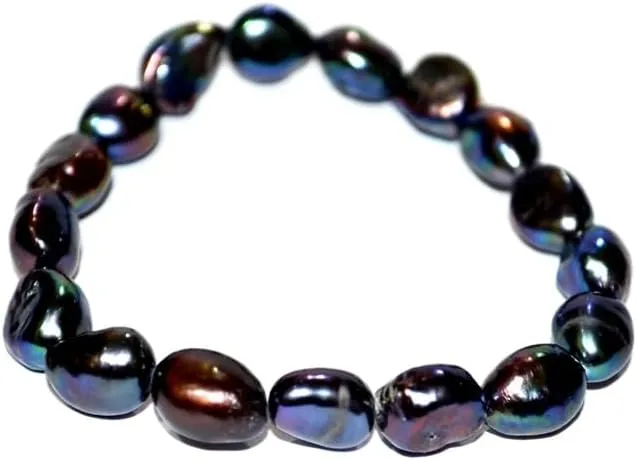 Black Cultured Pearl Mineral Healing Crystal Stone Stone Rock Crystal BRPC595
