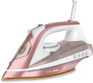 BLACK DECKER Pearl Iron, IR2398, 50% Smoother Gliding with Pearl-Infused Ceramic Soleplate, Powerful Steam, 8 Foot Cord, Vertical Steam Function