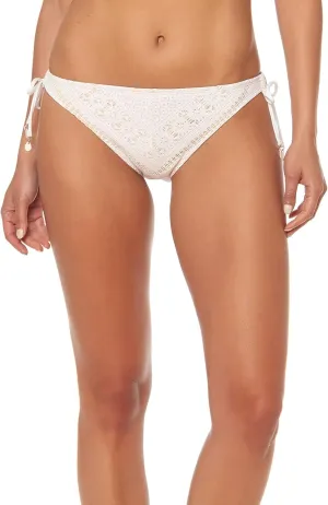 Bleu Rod Beattie Women's Knotty But Nice Solid Lattice Midster Bikini Bottom