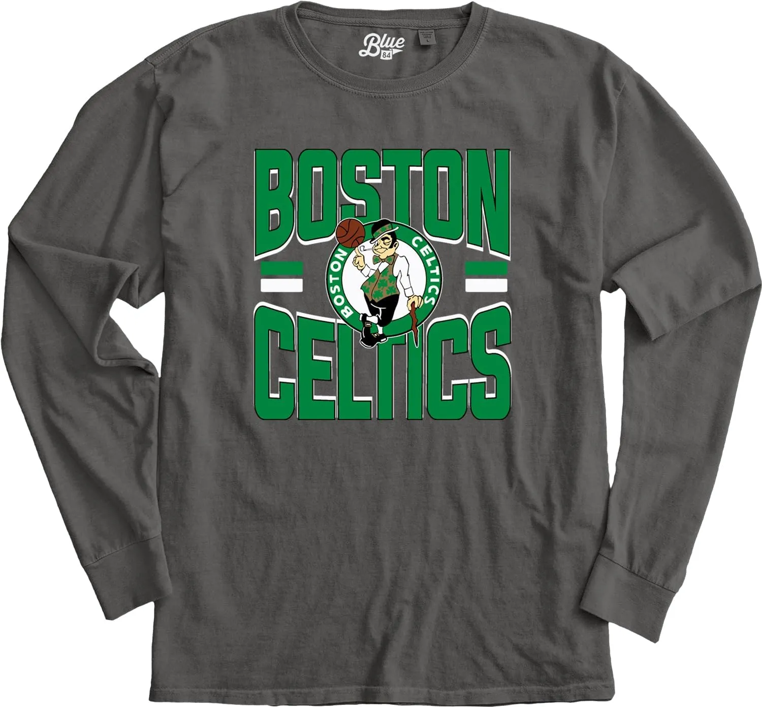 Blue 84 NBA Officially Licensed Long Sleeve T-Shirt Ringspun Bold Black