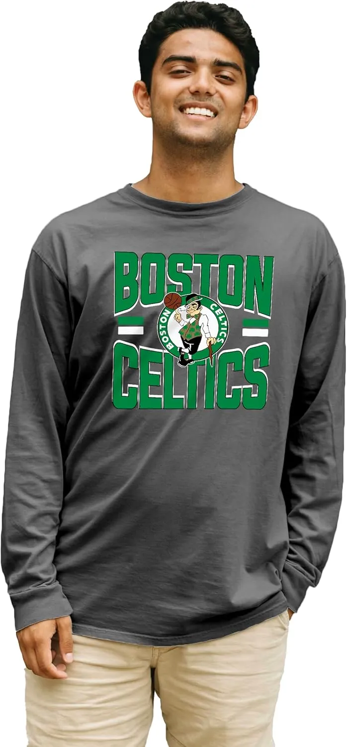 Blue 84 NBA Officially Licensed Long Sleeve T-Shirt Ringspun Bold Black