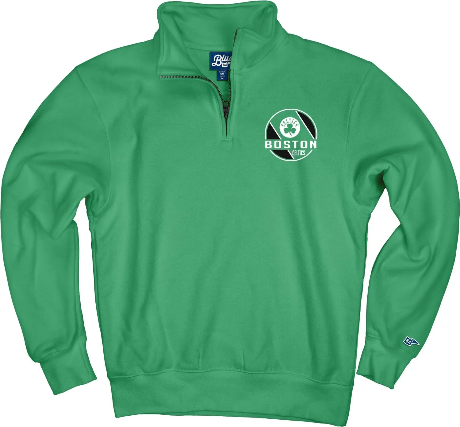 Blue 84 NBA Officially Licensed Quarter Zip Sweatshirt Icon Team Color