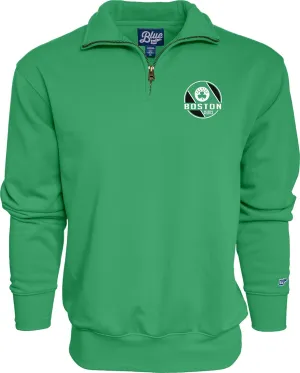 Blue 84 NBA Officially Licensed Quarter Zip Sweatshirt Icon Team Color