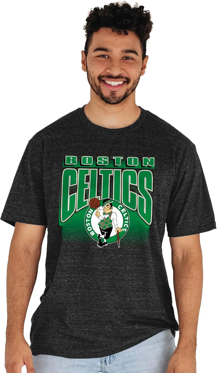Blue 84 NBA Officially Licensed Tri-Blend T-Shirt Starters Black
