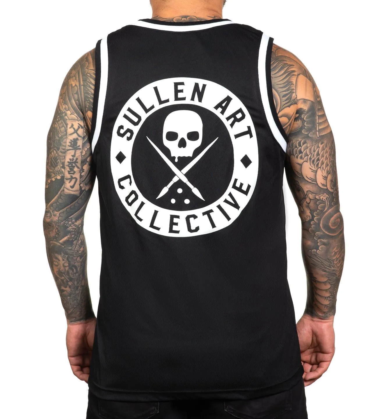 BOH Jersey Tank Black/White