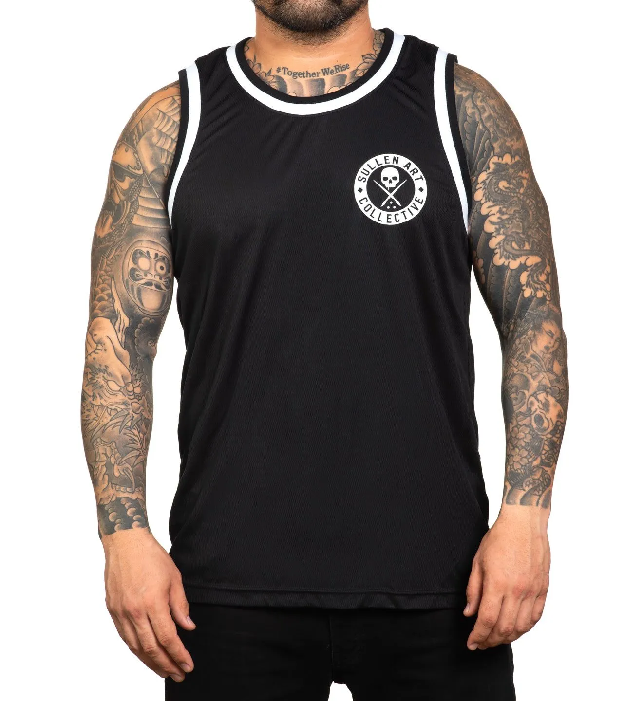 BOH Jersey Tank Black/White