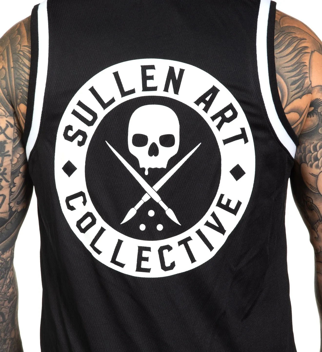 BOH Jersey Tank Black/White