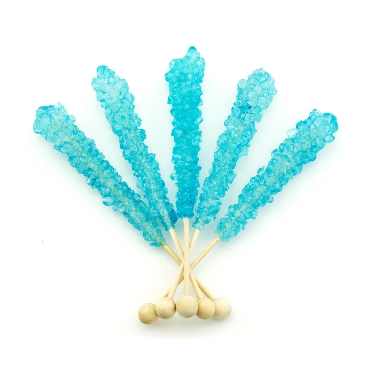 Boone's Mill | Rock Crystal Candy Sticks | Blue Blueberry | 36 Sticks