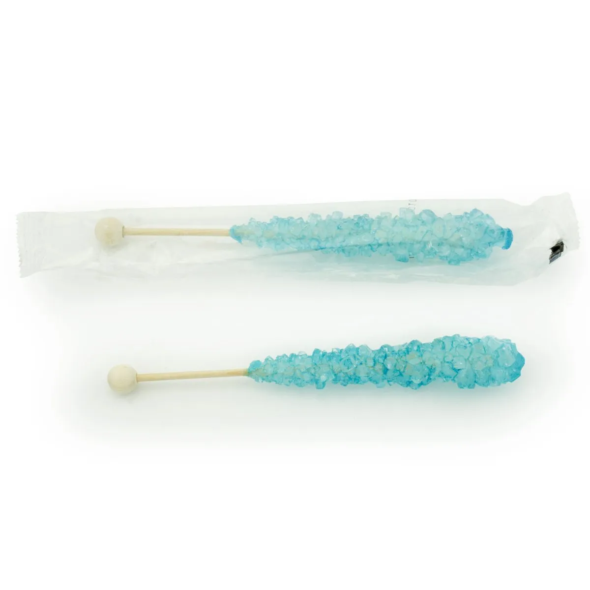Boone's Mill | Rock Crystal Candy Sticks | Blue Blueberry | 36 Sticks