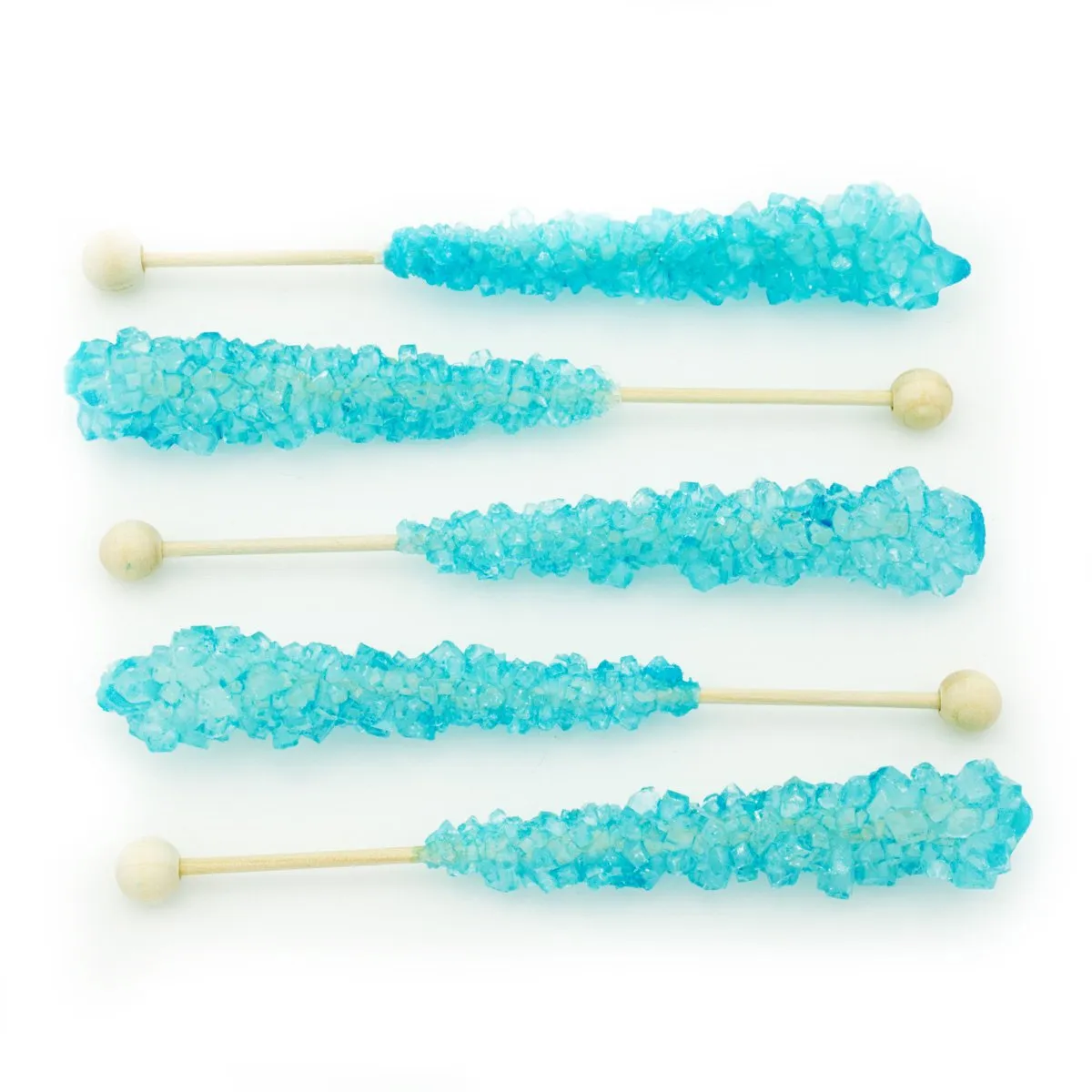Boone's Mill | Rock Crystal Candy Sticks | Blue Blueberry | 36 Sticks