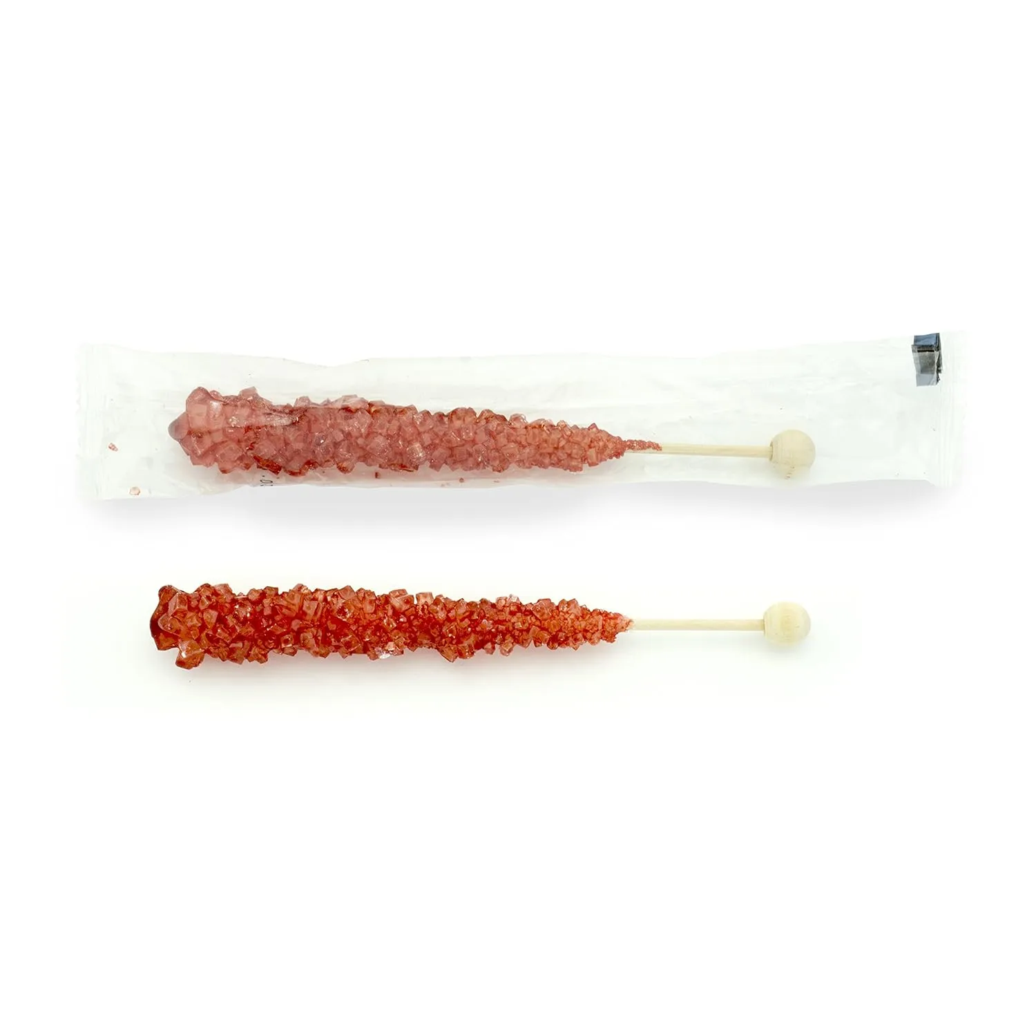 Boone's Mill | Rock Crystal Candy Sticks | Red Cherry | 36 Sticks