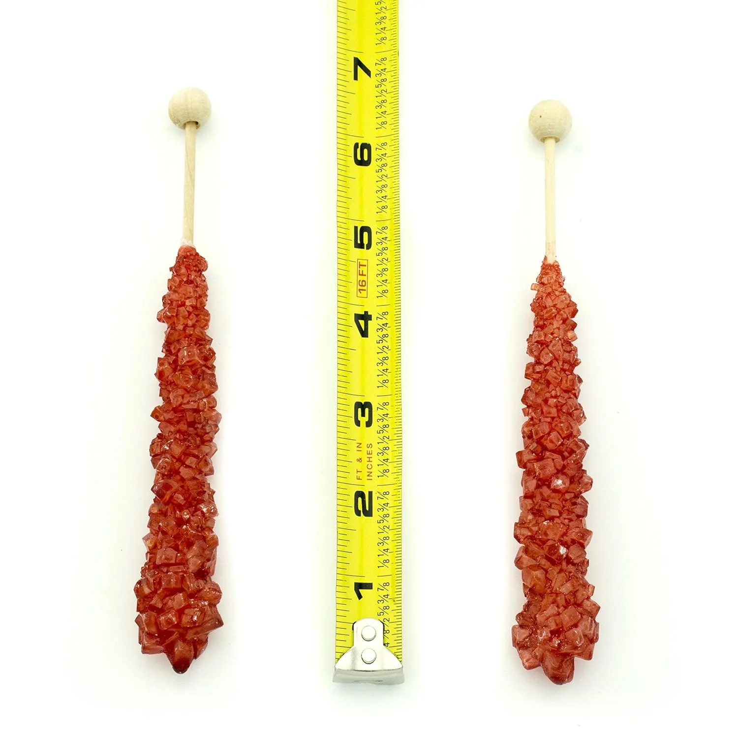 Boone's Mill | Rock Crystal Candy Sticks | Red Cherry | 36 Sticks