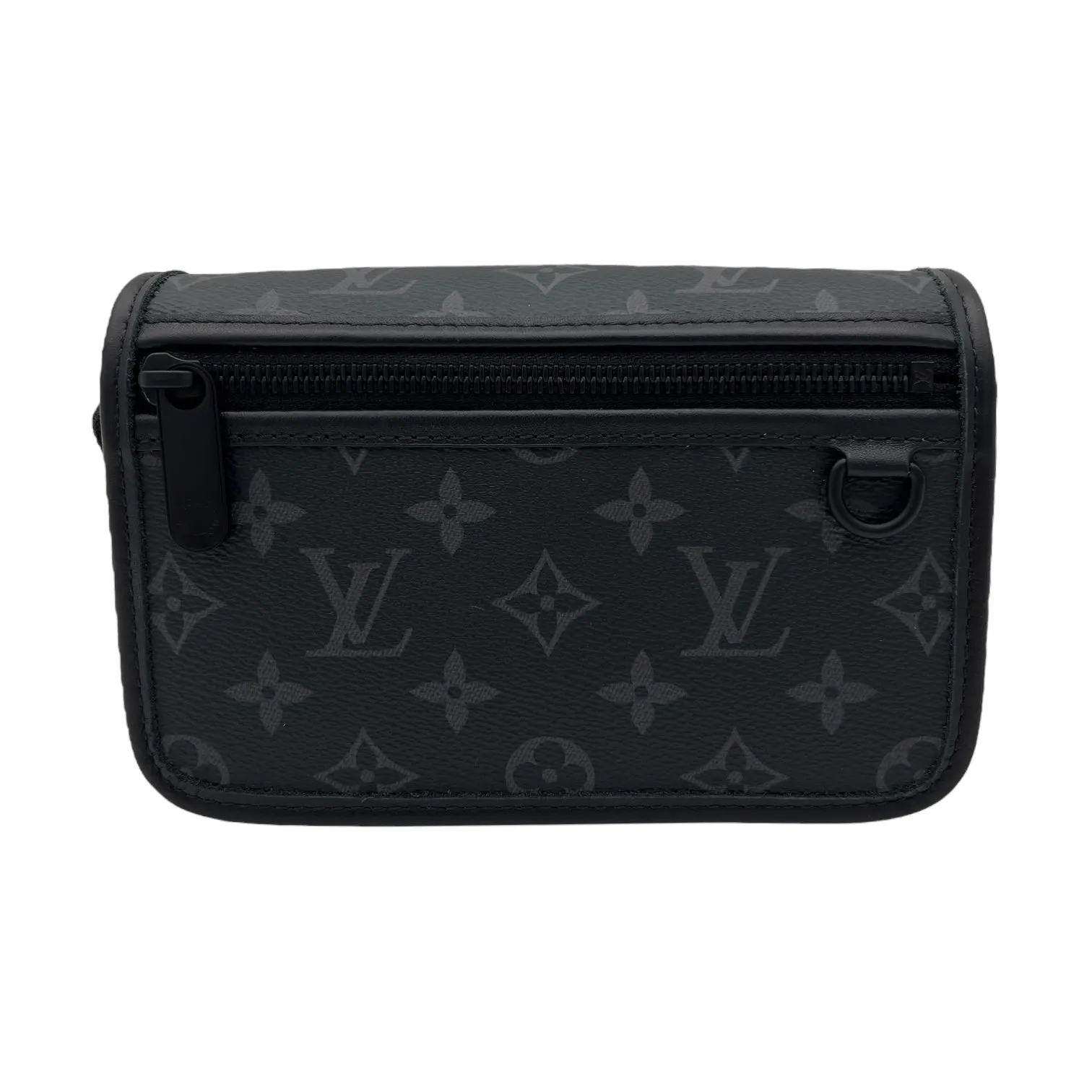Bosphore Wearable wallet Eclipse Crossbody Bag in Monogram Coated Canvas, black hardware