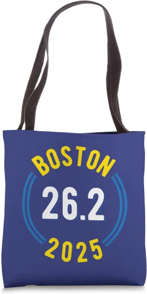 Boston 26.2 2025 Marathon Tote Bag