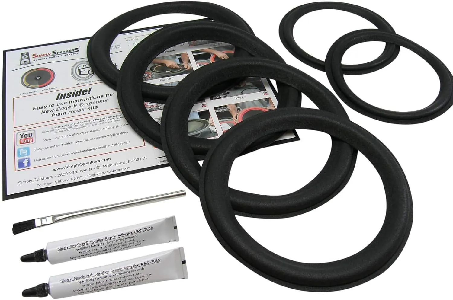 Boston Acoustics A-400 Complete System Speaker Repair Kit FSK-A400C