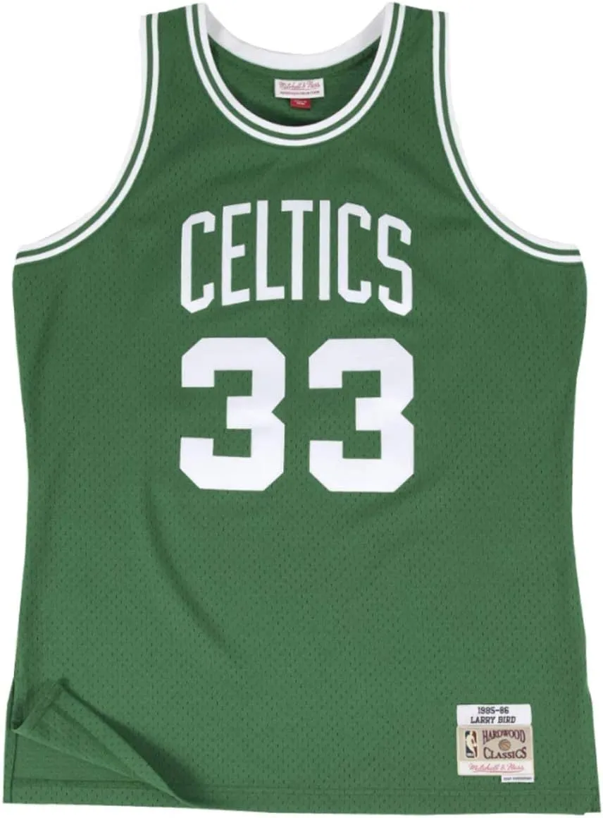 Boston Celtics Larry Bird 1985 Road Men's Swingman Jersey (5X-Large)